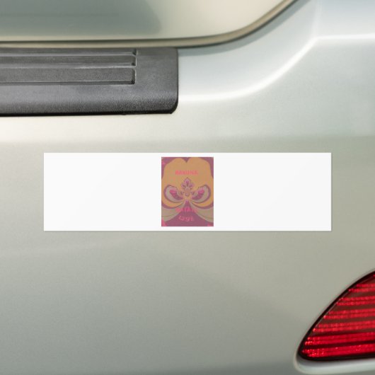 Hakuna Matata Merry-kerstontwerp Bumpersticker (Op auto)