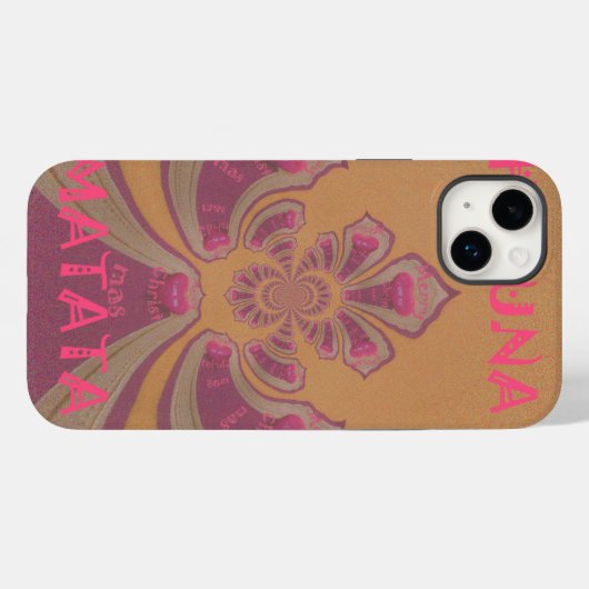 Hakuna Matata Merry-kerstontwerp Case-Mate iPhone Case (Achterkant (horizontaal))