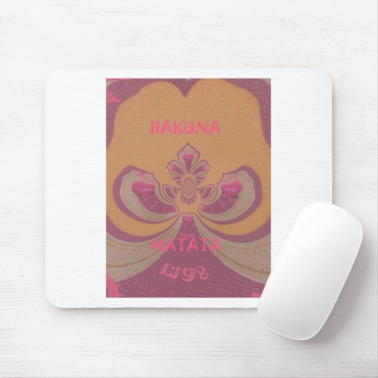 Hakuna Matata Merry-kerstontwerp Muismat (Met muis)