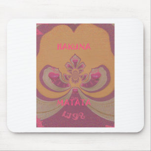 Hakuna Matata Merry-kerstontwerp Muismat