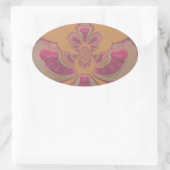 Hakuna Matata Merry-kerstontwerp Ovale Sticker (Tas)