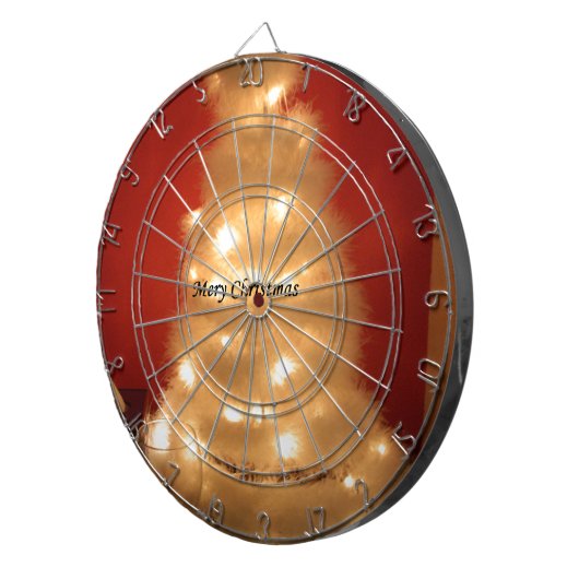 Hakuna Matata Merry Kerstwhite Dartbord (Voorkant Rechts)