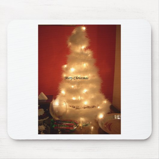 Hakuna Matata Merry Kerstwhite Muismat (Voorkant)