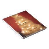 Hakuna Matata Merry Kerstwhite Notitieblok (Schuin)