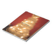 Hakuna Matata Merry Kerstwhite Notitieblok (Linkerzijde)