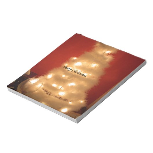 Hakuna Matata Merry Kerstwhite Notitieblok (Linkerzijde)