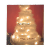 Hakuna Matata Merry Kerstwhite Notitieblok (Voorkant)