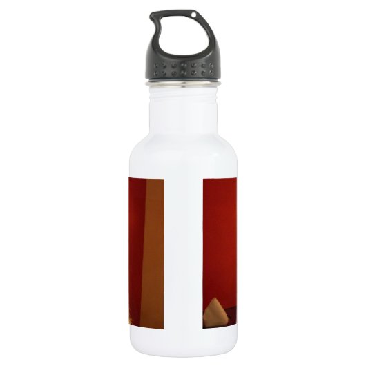 Hakuna Matata Merry Kerstwhite Waterfles (Achterkant)