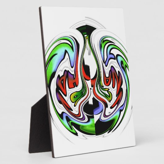 Hakuna Matata met Abstracte werveling en gradiënte Fotoplaat (Zijkant)