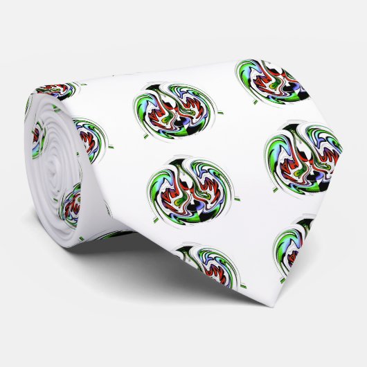 Hakuna Matata met Abstracte werveling en gradiënte Stropdas (Opgerold)