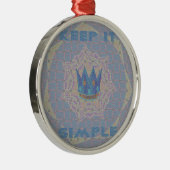 Hakuna matata metalen ornament (Rechts)