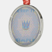 Hakuna matata metalen ornament (Links)