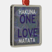 HAKUNA MATATA METALEN ORNAMENT (Rechts)