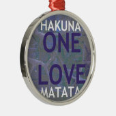 HAKUNA MATATA METALEN ORNAMENT (Rechts)