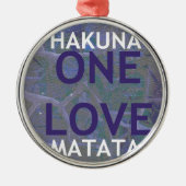 HAKUNA MATATA METALEN ORNAMENT (Voorkant)