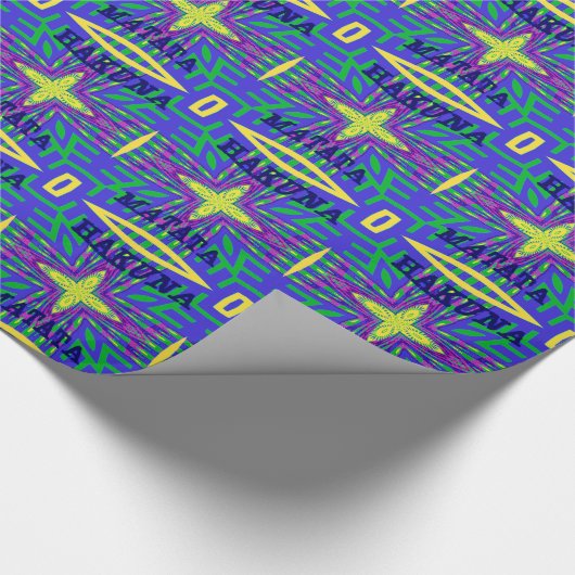 Hakuna matata Mombasa Kanga Cadeaupapier (Hoek)