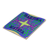 Hakuna matata Mombasa Kanga Tegeltje (Zijkant)