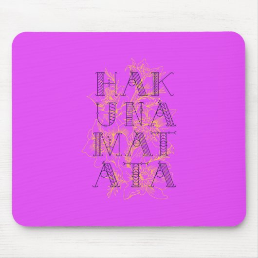 Hakuna Matata Muismat (Voorkant)