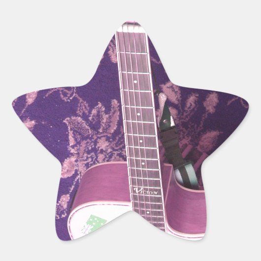 Hakuna Matata Muziek mijn bloed. Ster Sticker (Voorkant)