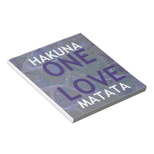 HAKUNA MATATA NOTITIEBLOK (Schuin)