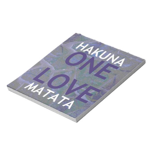 HAKUNA MATATA NOTITIEBLOK (Linkerzijde)