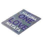 HAKUNA MATATA NOTITIEBOEK (Linkerzijde)