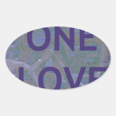 HAKUNA MATATA OVALE STICKER (Voorkant)