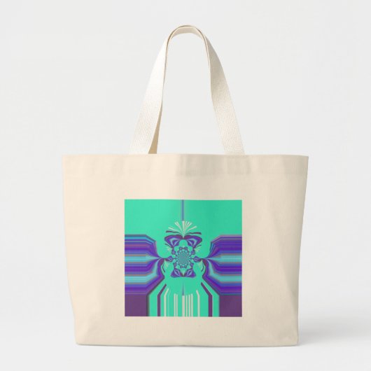 Hakuna Matata Paarse blend Grote Tote Bag (Voorkant)