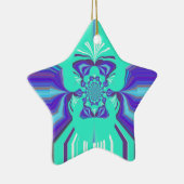 Hakuna Matata Paarse blend Keramisch Ornament (Rechts)