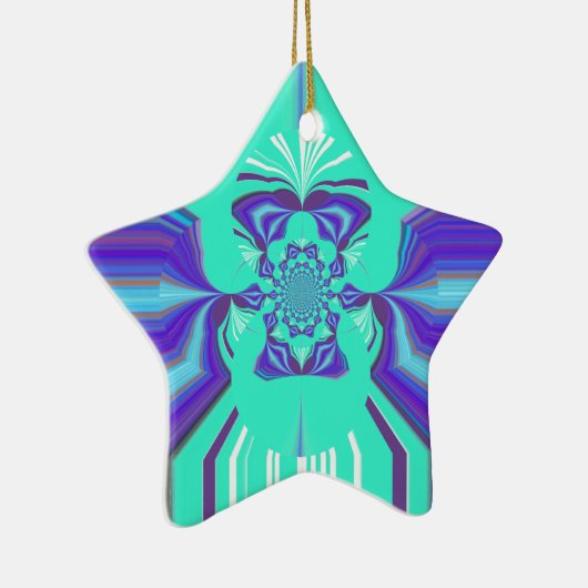 Hakuna Matata Paarse blend Keramisch Ornament (Rechts)