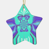 Hakuna Matata Paarse blend Keramisch Ornament (Links)