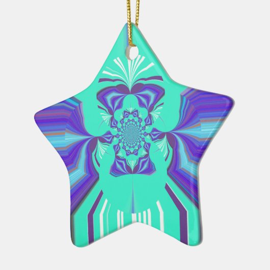 Hakuna Matata Paarse blend Keramisch Ornament (Links)