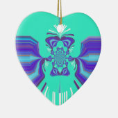 Hakuna Matata Paarse blend Keramisch Ornament (Rechts)