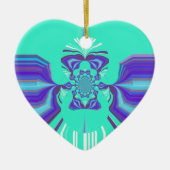 Hakuna Matata Paarse blend Keramisch Ornament (Voorkant)