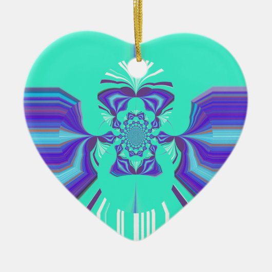 Hakuna Matata Paarse blend Keramisch Ornament (Voorkant)