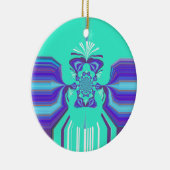 Hakuna Matata Paarse blend Keramisch Ornament (Rechts)