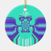 Hakuna Matata Paarse blend Keramisch Ornament (Voorkant)