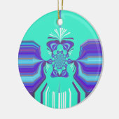 Hakuna Matata Paarse blend Keramisch Ornament (Links)