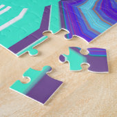 Hakuna Matata Paarse blend Legpuzzel (Zijkant)