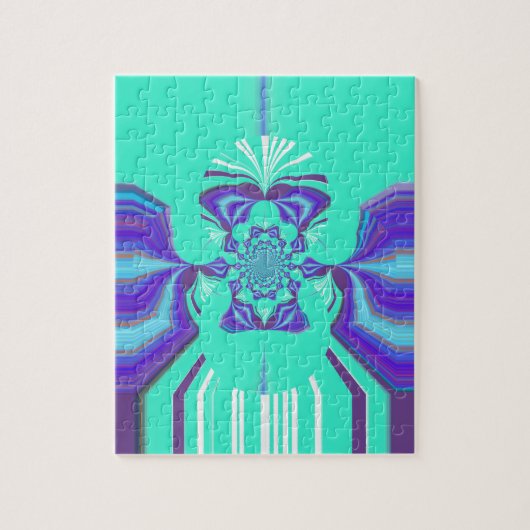 Hakuna Matata Paarse blend Legpuzzel (Verticaal)