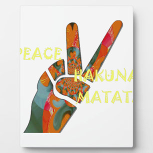 Hakuna Matata Peace Fotoplaat