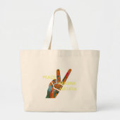Hakuna Matata Peace Grote Tote Bag (Voorkant)
