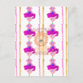 Hakuna Matata: Prachtig Baby Lion Design Motief Briefkaart (Voorkant)