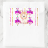 Hakuna Matata: Prachtig Baby Lion Design Motief Rechthoekige Sticker (Tas)