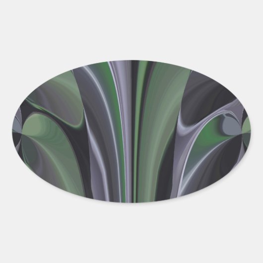 Hakuna Matata Prachtige ECO-vriendelijke grafische Ovale Sticker (Voorkant)