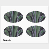 Hakuna Matata Prachtige ECO-vriendelijke grafische Ovale Sticker (Vel)