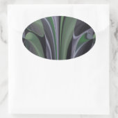 Hakuna Matata Prachtige ECO-vriendelijke grafische Ovale Sticker (Tas)