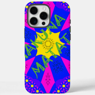 Hakuna Matata prachtige verbluffende designkleuren iPhone 16 Pro Max Hoesje
