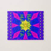 Hakuna Matata prachtige verbluffende designkleuren Legpuzzel (Horizontaal)