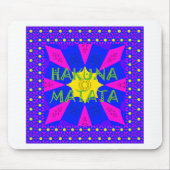 Hakuna Matata prachtige verbluffende designkleuren Muismat (Voorkant)